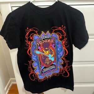 Black Graphic Tee - Jimi Hendrix.